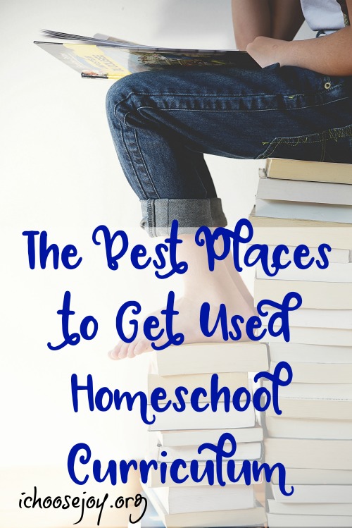 The Best Places to Get Used Homeschool Curriculum, from I Choose Joy!