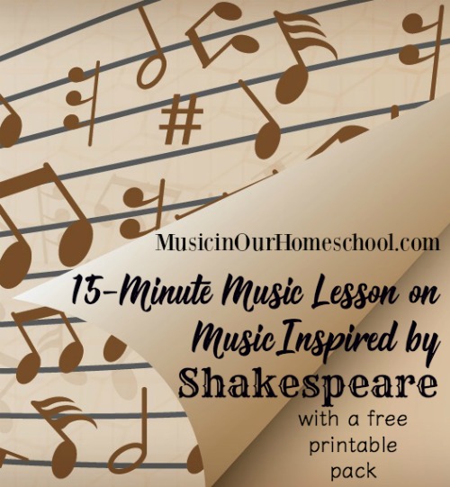 15-Minute Music Lesson on Music Inspired By Shakespeare #music #musiced #shakespeare