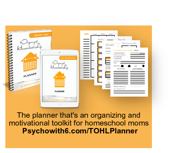 The Organized Homeschool Life Planner, the perfect companion for the awesome book The Organized Homeschool Life, which guides you through weekly missions to get organized in only 15 minute segments
