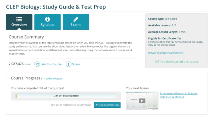 CLEP Biology Study Guide & Test Prep course to prepare for CLEP test, review at I Choose Joy!