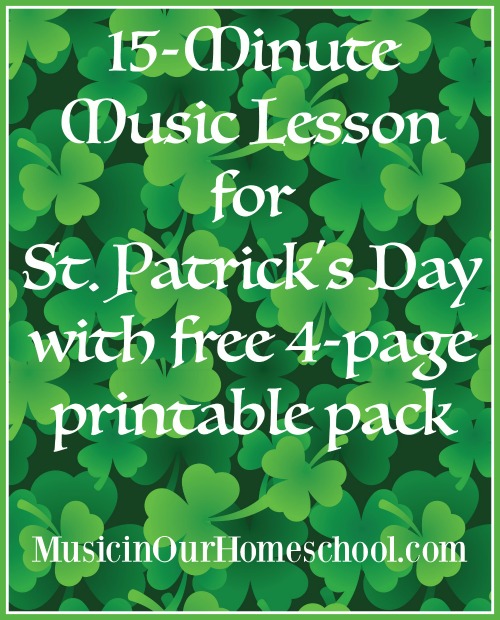 Free 15-Minute Music Lesson for St. Patrick's Day