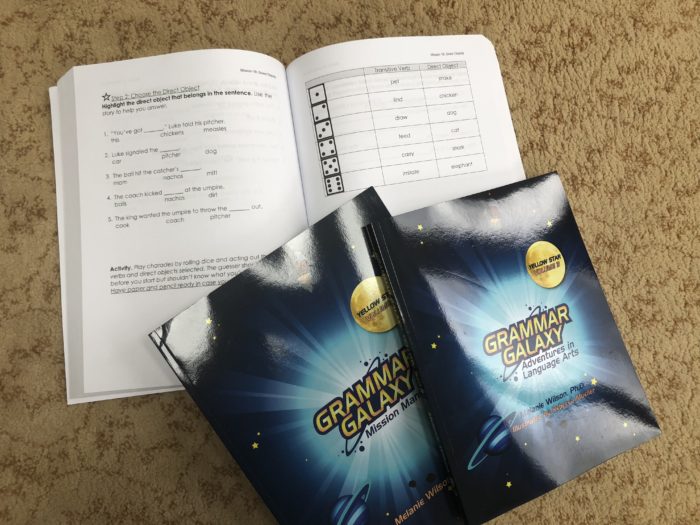 Grammar Galaxy Yellow Star Mission Manual and Text