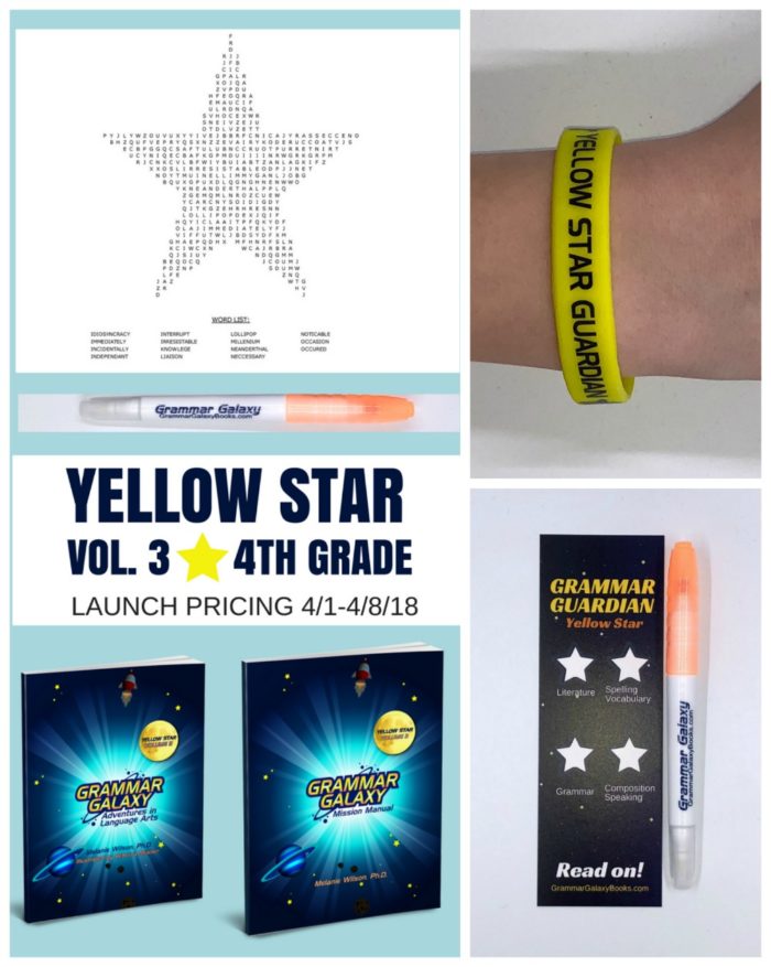 Yellow Star from Grammar Galaxy on sale during launch week