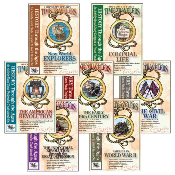 Time Travelers Bundle for American history from Homeschool in the Woods