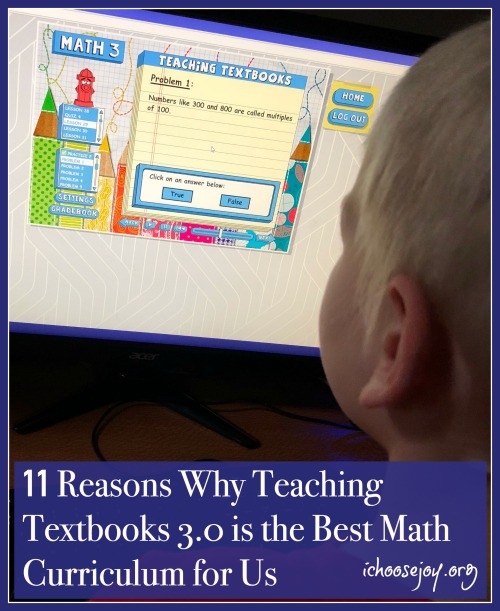 11 Reasons Why Teaching Textbooks 3.0 is the Best Math Curriculum for Us