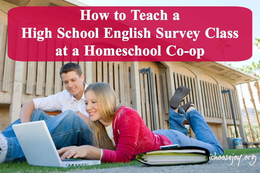 How to Teach a High School English Survey Class at a Homeschool Co-op