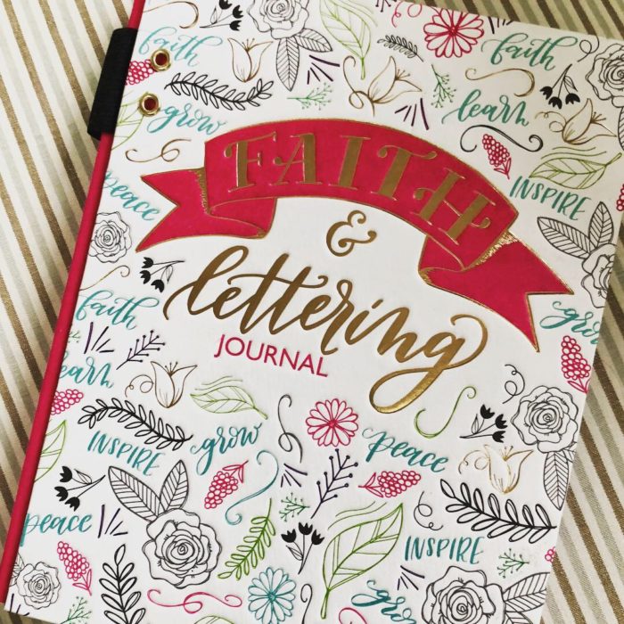 How to Use Ellie Claire Interactive Art Journals During your Homeschool Bible Time. These journals are perfect for gifts, personal devotion time, and include tutorials to learn how to do creative lettering! #ichoosejoyblog #bible #biblejournaling #ellieclairegifts