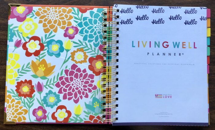 The Living Well Planner is the planner I'm using this year to crush my goals and do it scared in my home, my homeschool, and my business. #livingwellplanner #planner #plannergirl #ichoosejoyblog