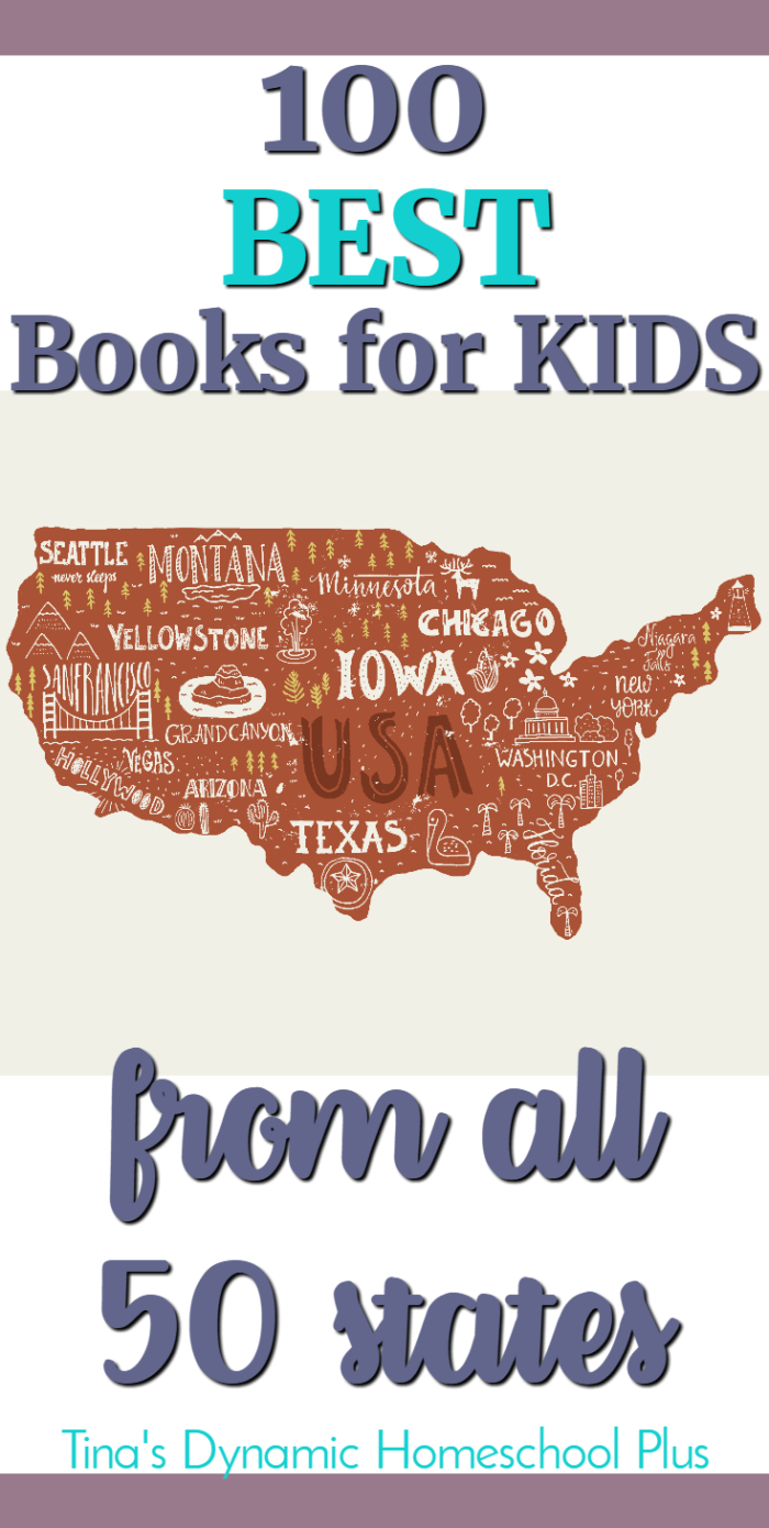 100 Best Books for Kids from All 50 States, perfect for your U.S. State Study. And it's only part of this post which is the Ultimate List of U.S. State Study Resources. #homeschool #geography #USgeography #unitedstatesgeography #ichoosejoyblog