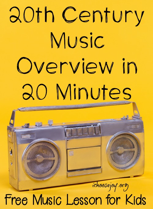 20th Century Music Overview in 20 Minutes #musiclesson #musiclessonsforkids #elementarymusiclesson #musiceducation 