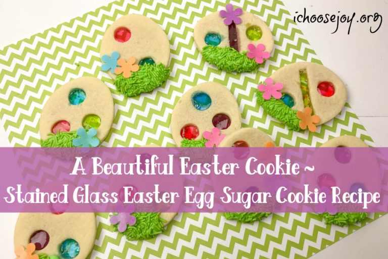 A Beautiful Easter Cookie ~ Stained Glass Sugar Cookie Recipe