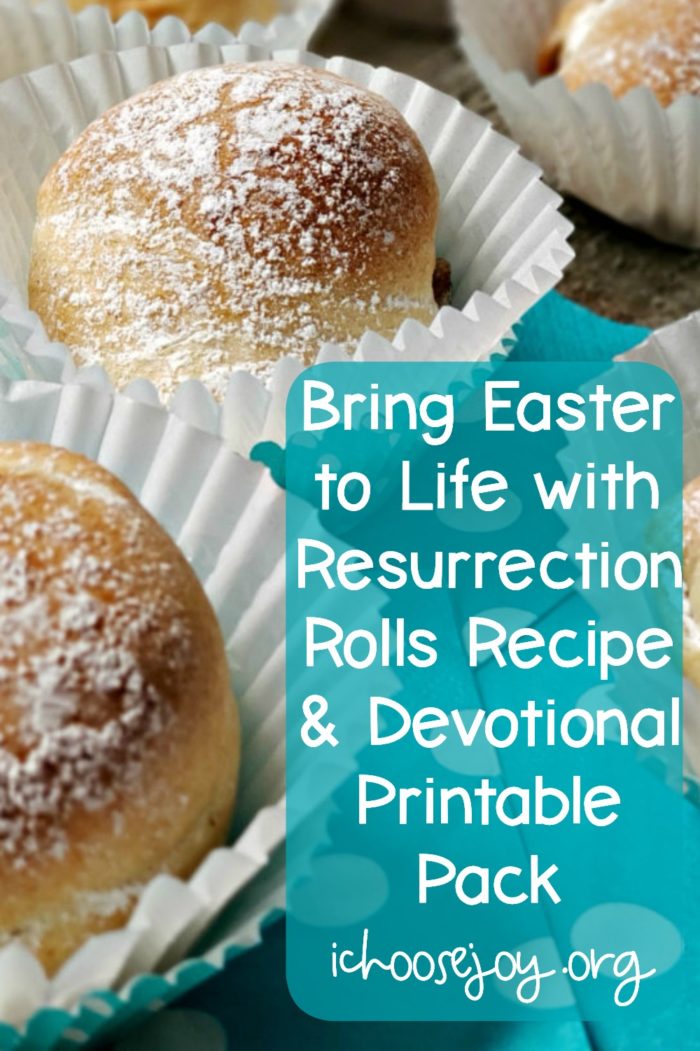 Bring Easter to Life with Resurrection Rolls Recipe & Devotional Printable Pack. The 24-page printable pack is free for a limited time. #ichoosejoyblog #Easter #resurrectionrolls #easterrecipe