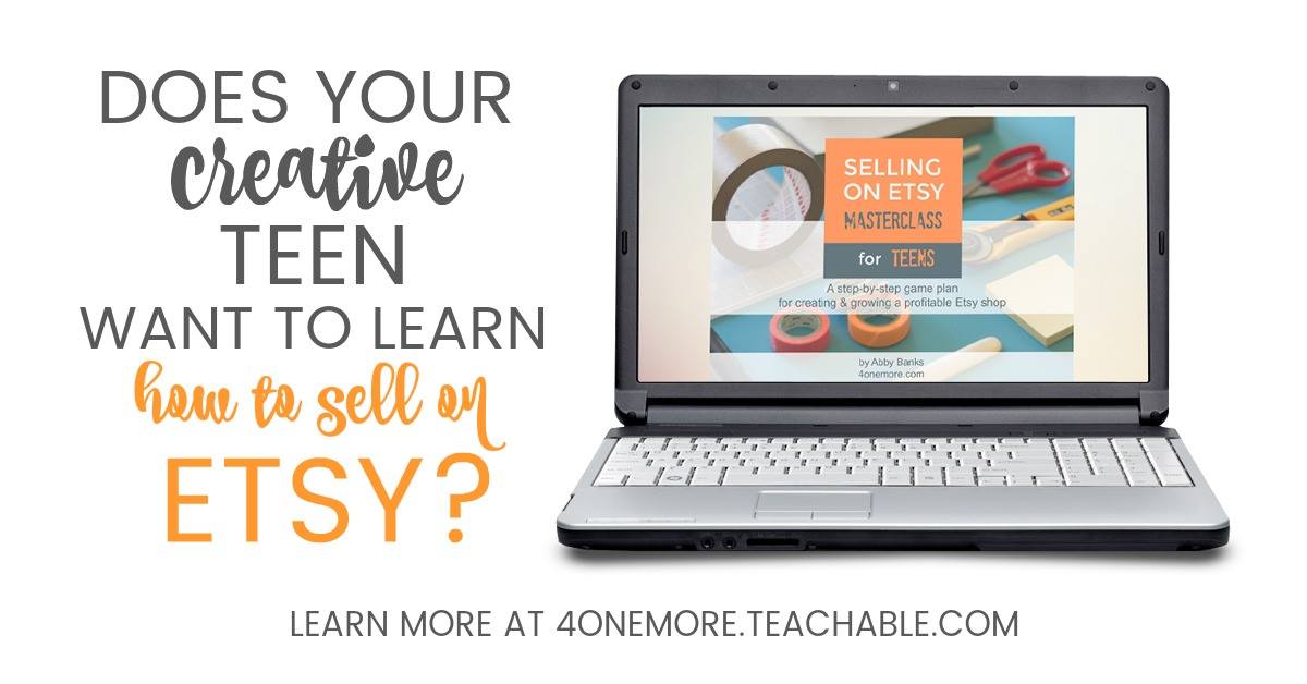 Selling on Etsy Masterclass for Teens online course review