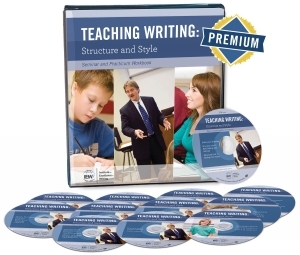 Teaching Writing: Structure and Style is a 14-hour seminar taught by master teacher Andrew Pudewa. Learn how to teach your kids how to write! #homeschool #writing #IEW #ichoosejoyblog