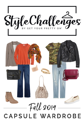 Get Your Pretty On Style Challenge for Homeschool Mom Fashion #ichoosejoyblog #momfashion #stylechallenge
