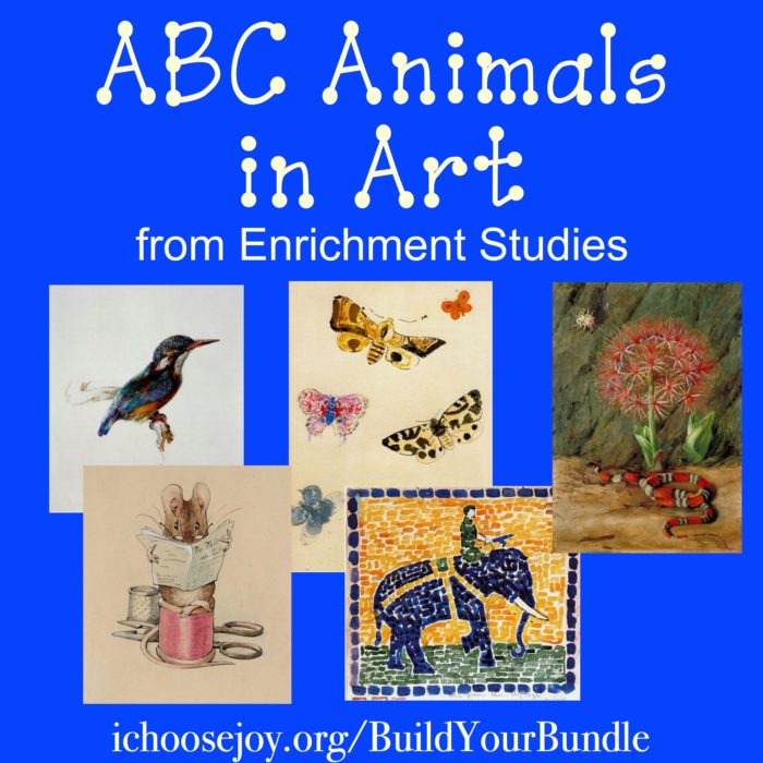 "ABC Animals in Art" from Enrichment Studies 