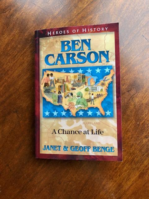 Ben Carson- A Chance at Life. Come read my book review of this children's book about Ben Carson.