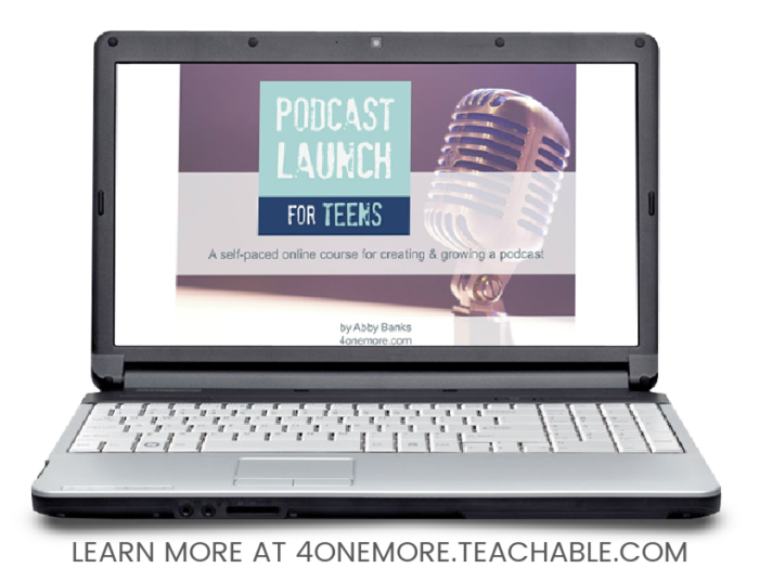 podcast launch for teens online course 