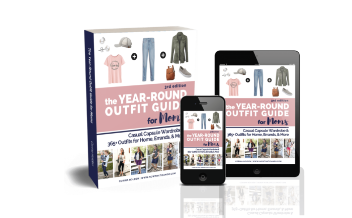 Print & Digital Book Display - The Year-Round Outfit Guide for Moms - Casual Capsule Wardrobe & Outfit Ideas