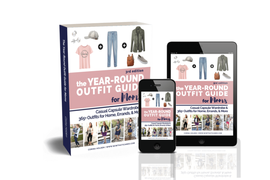 Print & Digital Book Display - The Year-Round Outfit Guide for Moms - Casual Capsule Wardrobe & Outfit Ideas
