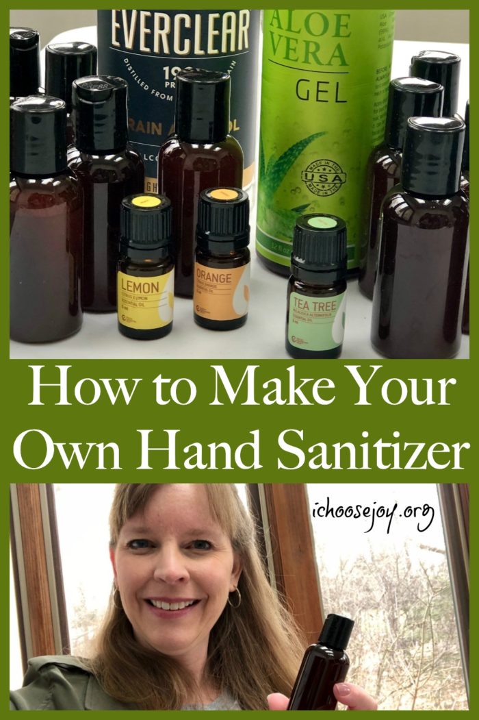 How to Make Your Own Hand Sanitizer, DIY hand sanitizer with step-by-step instructions and a video and ingredients links