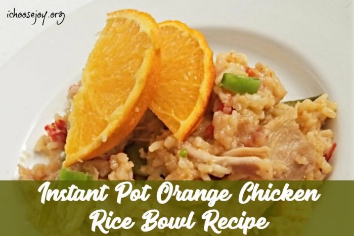 Instant Pot Orange Chicken Rice Bowl Recipe