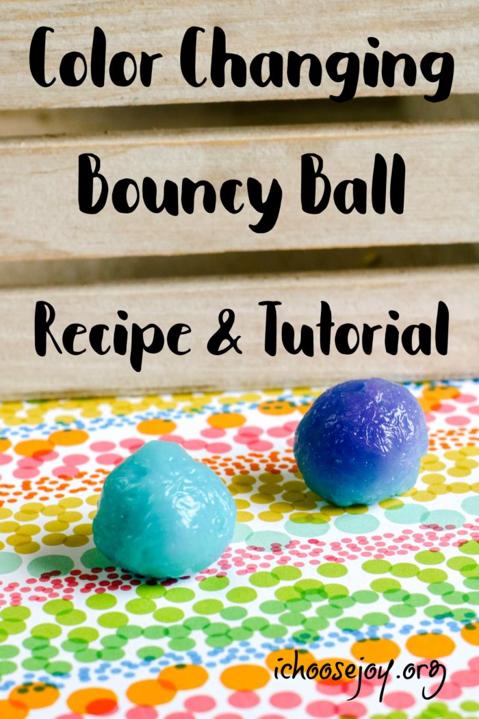 Color Changing Bouncy Ball Recipe and Tutorial