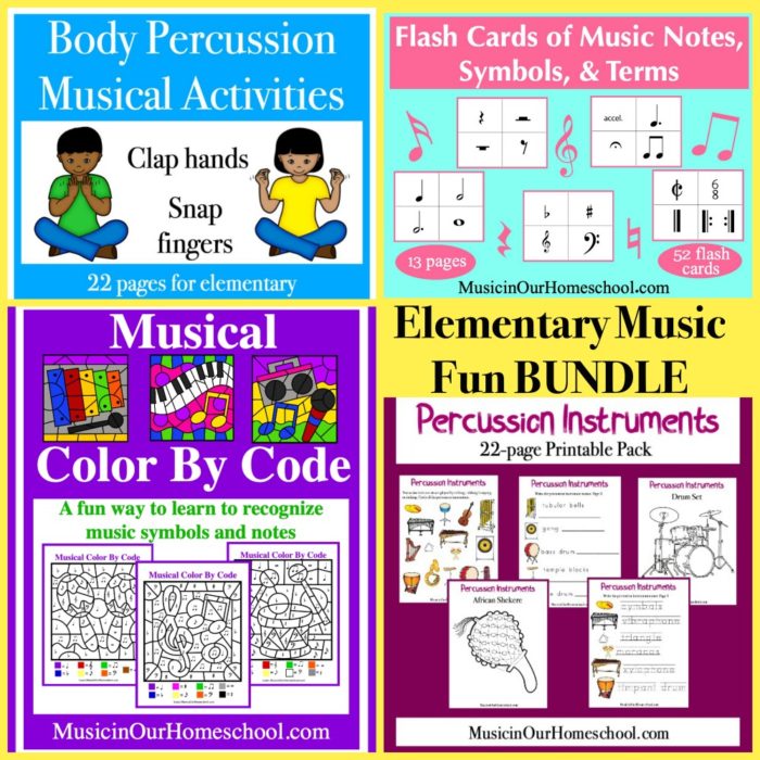 Receive this Bonus: Elementary Music Fun BUNDLE when you purchase through my link for the 2020 Build Your Bundle Homeschool Curriculum sale. 