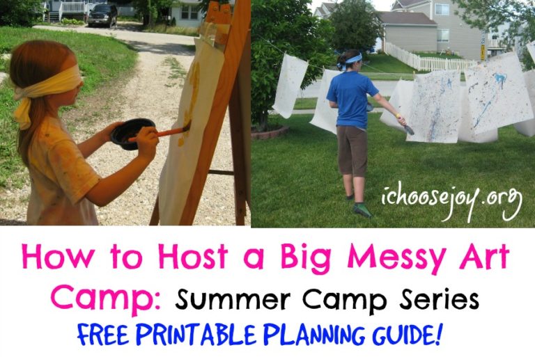 How to Host a Big Messy Art Camp: Summer Camp Series