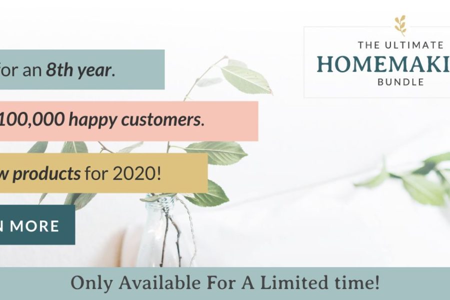 Not So Bummer Summer with the Ultimate Homemaking Bundle 2020