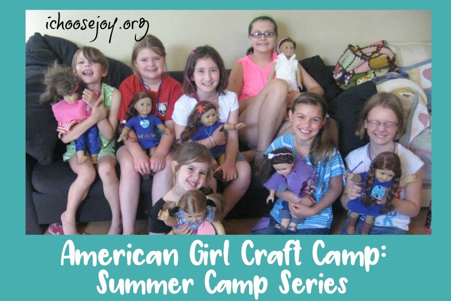 American Girl Craft Camp, great ideas for summer camp or party