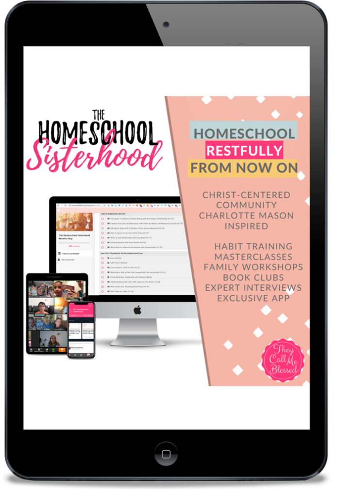 The Homeschool Sisterhood membership is part of the Homeschool Grab Bag 2020!