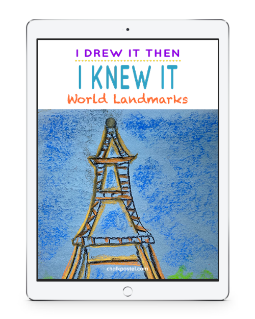 World Landmarks is part of the "I Drew It Then I Knew It" in the Your ARE an ARTist clubhouse membership
