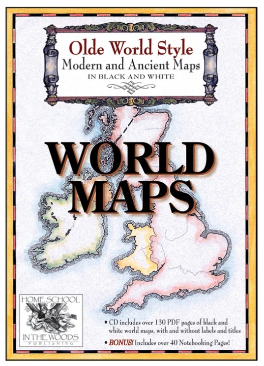 World Maps from Homeschool in the Woods
