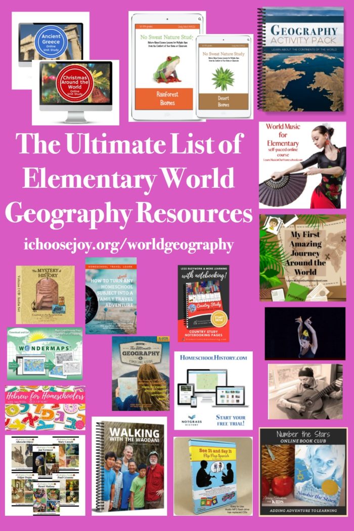 The Ultimate List of Elementary World Geography Resources!