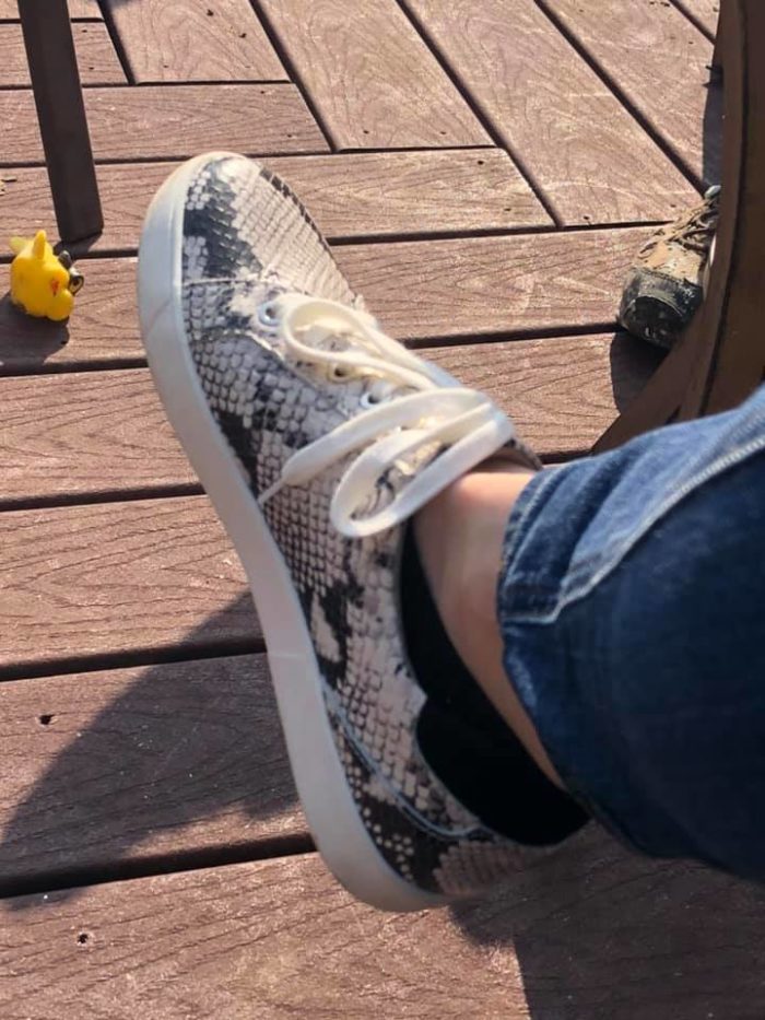 Snakeskin shoes trend for Fall 2020
