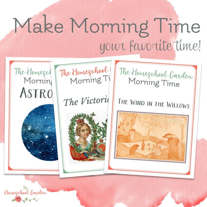 Make your Morning Time special with The Homeschool Garden and A Gentle Advent!