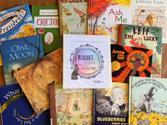 Rabbit Trails Through Literature curriculum for elementary language arts