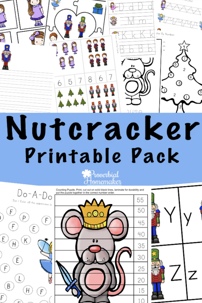 Nutcracker Printables from Proverbial Homemaker