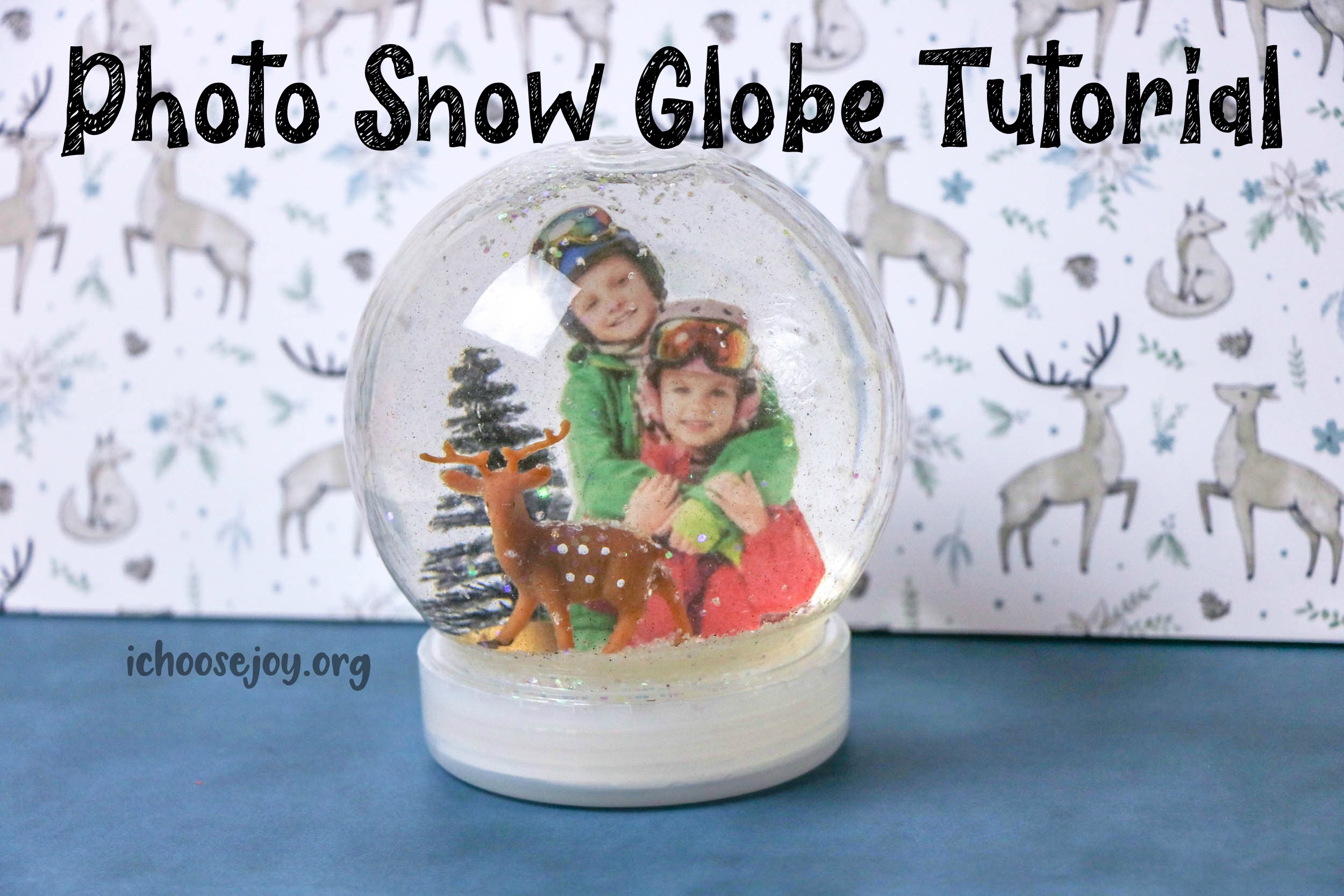 Photo Snow Globe Tutorial