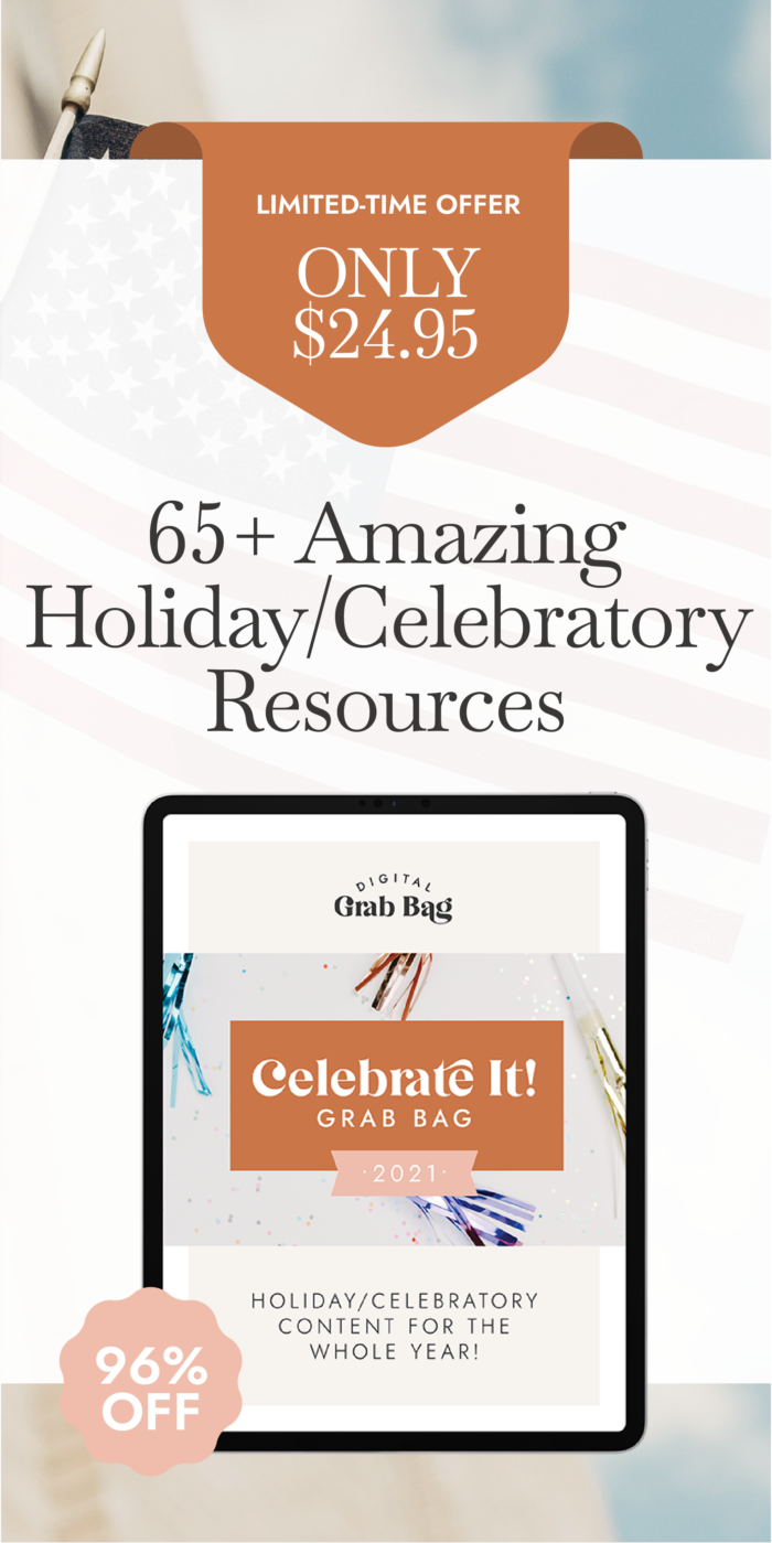 Celebrate It! Grab Bag for holiday teaching resources 