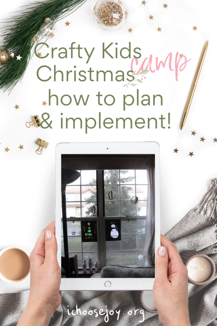 Crafty Kids Christmas Camp ~ how to plan and implement