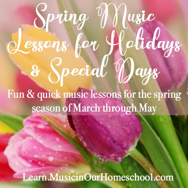 SPRING Music Lessons for Holidays & Special Days online course for elementary