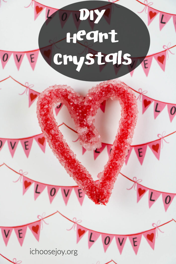 Heart Crystals-A Valentine's Day Science Experiment