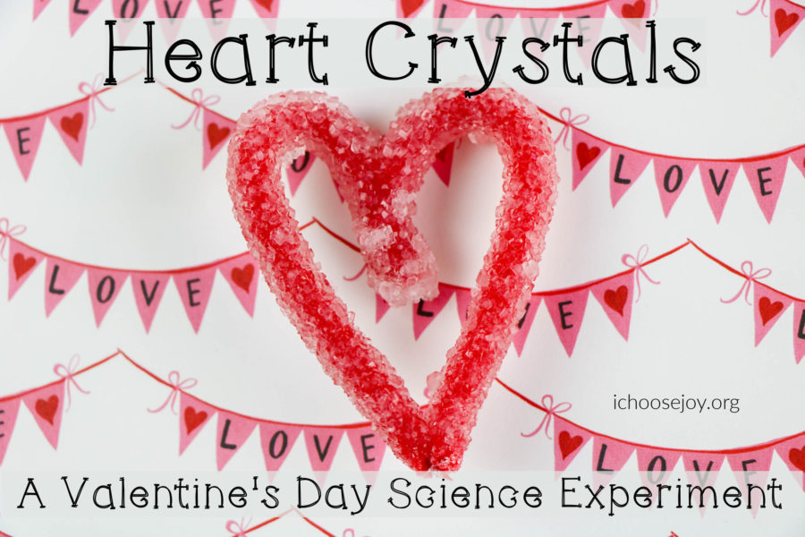Heart Crystals-A Valentine's Day Science Experiment