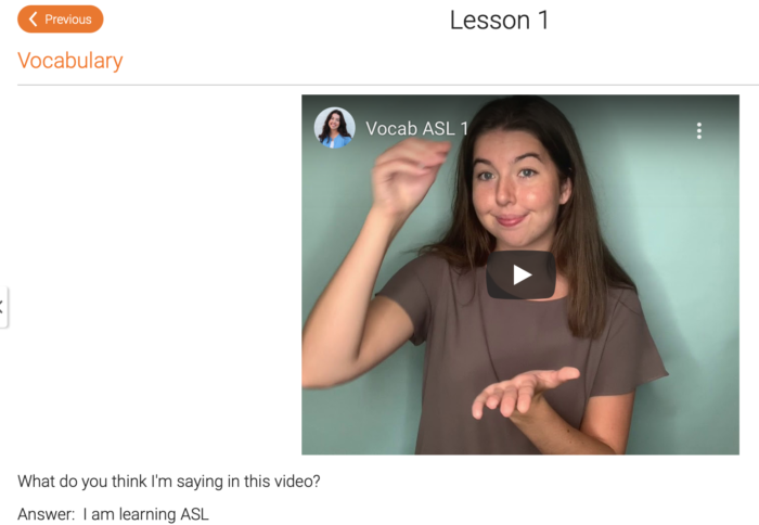 Mr. D Math ASL 1 check quiz grades. This great course is perfect to learn ASL 1.
