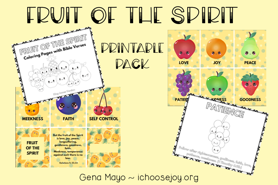 Fruit of the Spirit printable pack