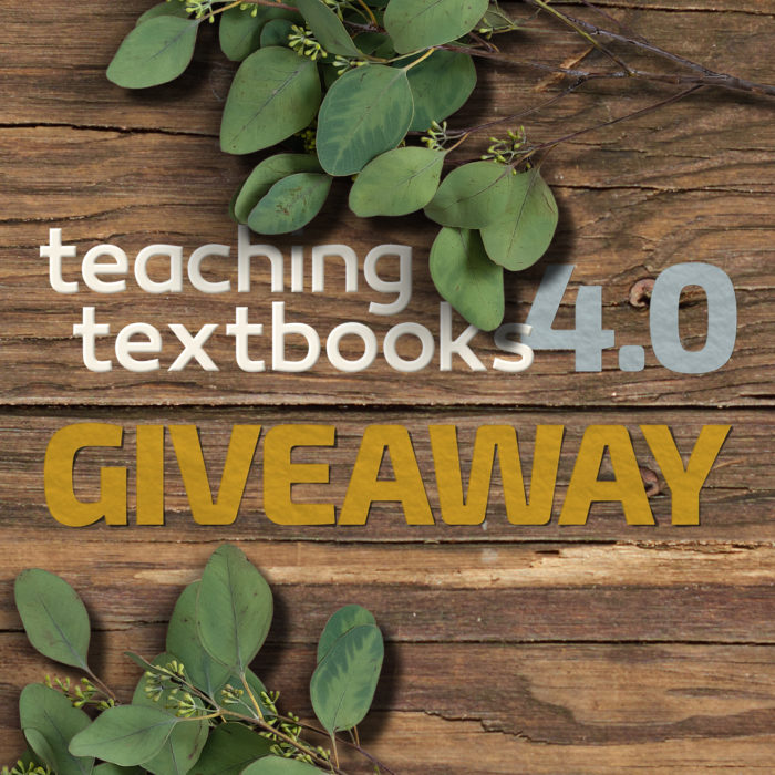Teaching Textbooks giveaway