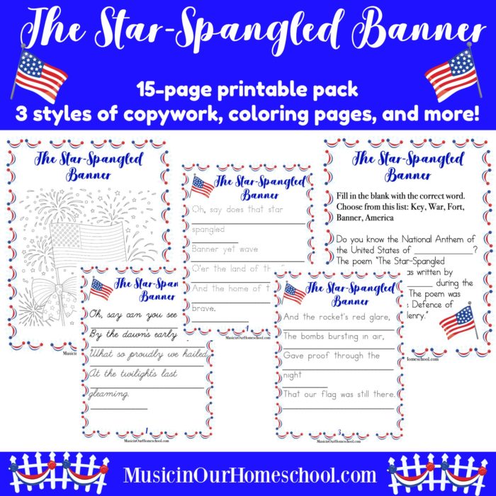 The Star-Spangled Banner Printable Pack