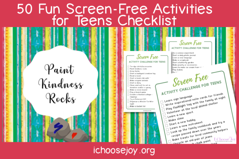 50 Screen free activities for Teens!